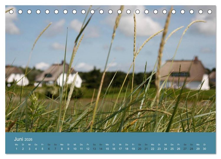 Produktbild: F&ouml;hr 2026. Portr&auml;t einer Insel (Tischkalender 2026 DIN A5 quer), CALVENDO Monatskalender