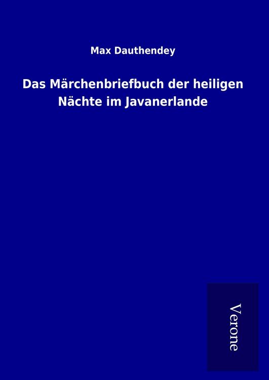 Produktbild: Das M&auml;rchenbriefbuch der heiligen N&auml;chte im Javanerlande