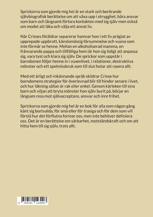 Produktbild: Sprickorna som gjorde mig hel