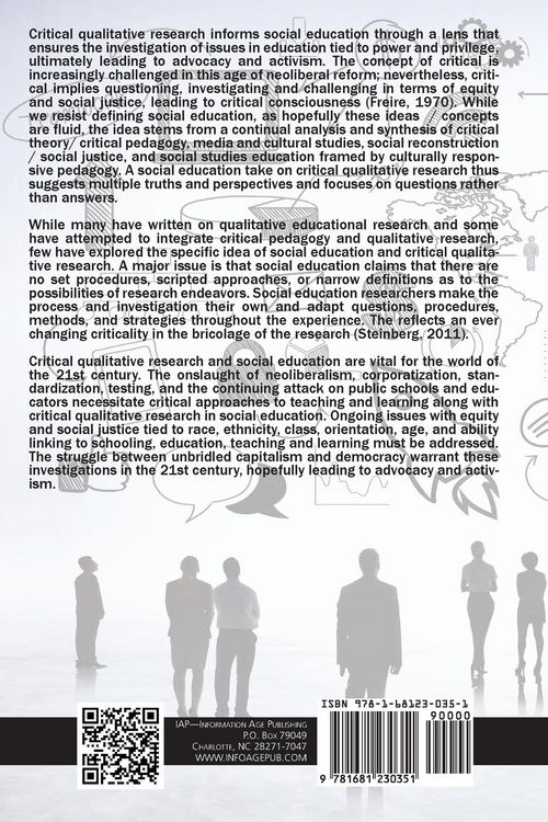 Produktbild: Critical Qualitative Research in Social Education