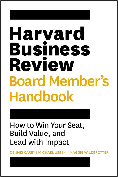 Produktbild: Harvard Business Review Board Member's Handbook