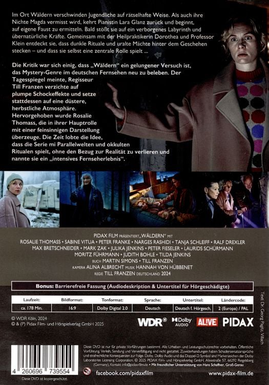 Produktbild: W&auml;ldern, Kapitel 1 / Zwei Spielfilmfolgen der atmosph&auml;rischen Mystery-Reihe mit toller Besetzung