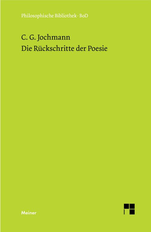 Produktbild: Die R&uuml;ckschritte der Poesie
