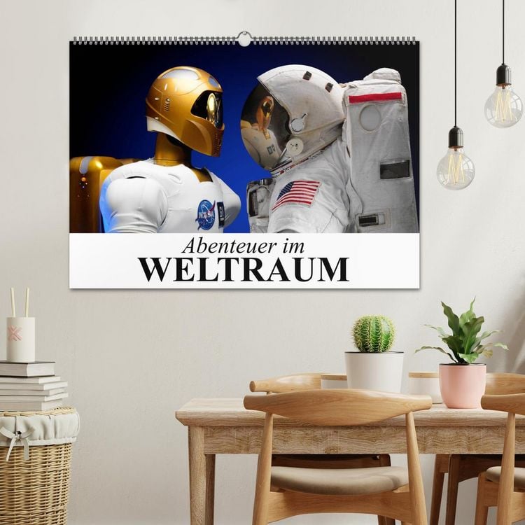 Produktbild: Abenteuer im Weltraum (Wandkalender 2026 DIN A2 quer), CALVENDO Monatskalender