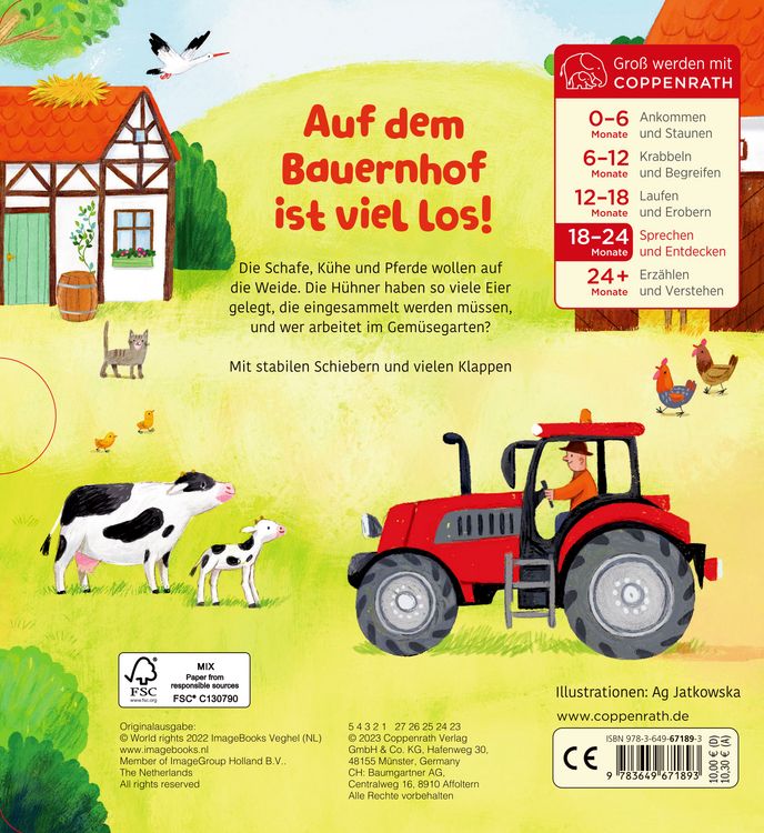 Produktbild: Klapp mal! Schieb mal!: Auf dem Bauernhof