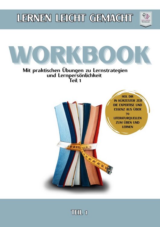 Produktbild: Workbook Softcover I Lernen lernen leicht gemacht