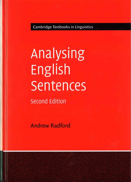 Produktbild: Analysing English Sentences