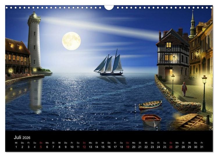 Produktbild: Mystische und romantische M&auml;rchenwelt Mausopardia (Wandkalender 2026 DIN A3 quer), CALVENDO Monatskalender