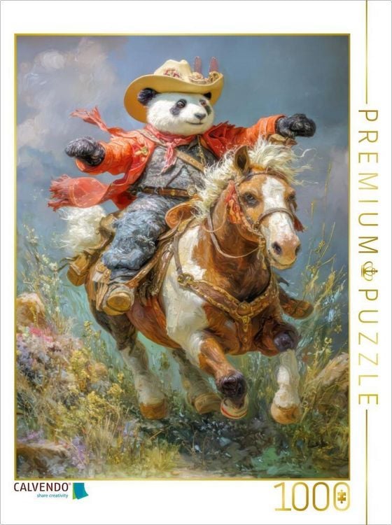 Produktbild: CALVENDO Puzzle Panda | 1000 Teile Lege-Gr&ouml;&szlig;e 64x48cm Foto-Puzzle f&uuml;r gl&uuml;ckliche Stunden