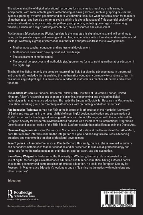 Produktbild: Mathematics Education in the Digital Age