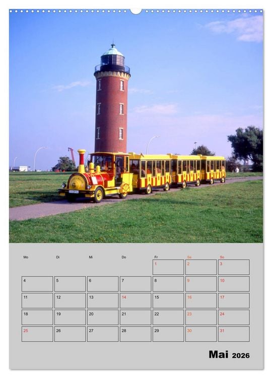 Produktbild: Attraktive Leuchtt&uuml;rme (Wandkalender 2026 DIN A2 hoch), CALVENDO Monatskalender