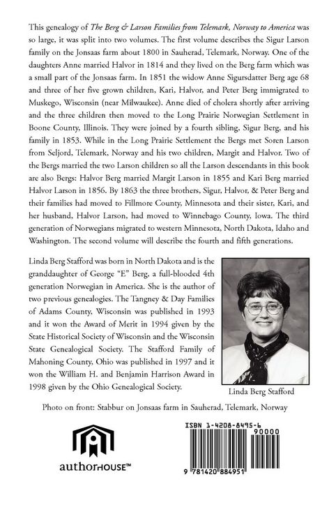 Produktbild: The Berg and Larson Families