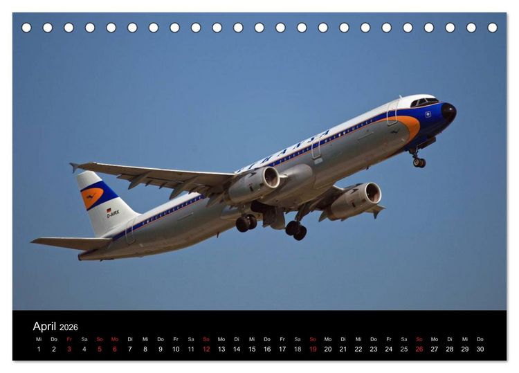 Produktbild: Flugverkehr (Tischkalender 2026 DIN A5 quer), CALVENDO Monatskalender