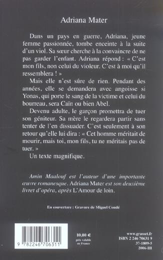 Produktbild: Adriana Mater : livret