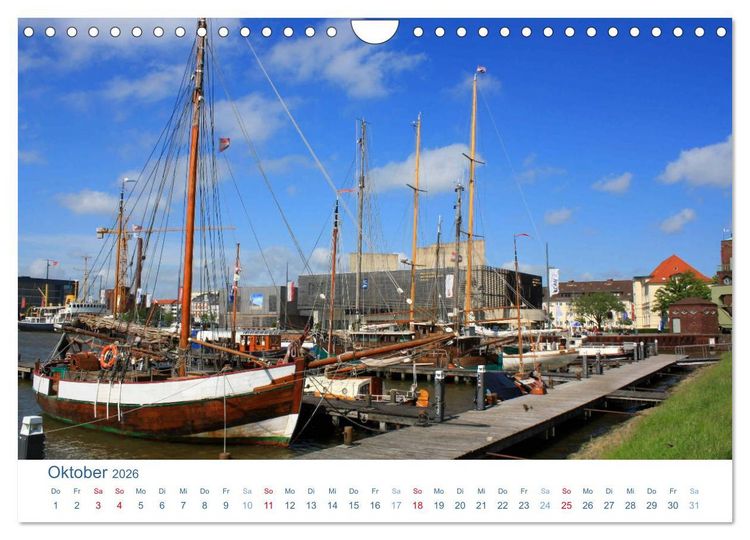 Produktbild: Bremerhaven 2026. Impressionen aus den Havenwelten (Wandkalender 2026 DIN A4 quer), CALVENDO Monatskalender