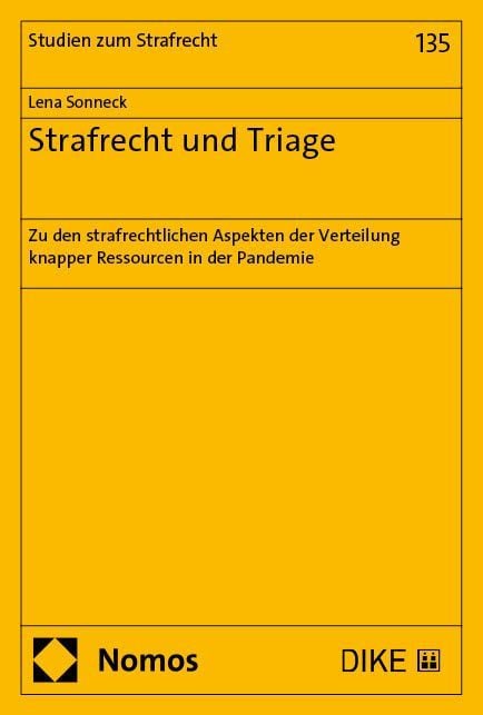 Produktbild: Strafrecht und Triage