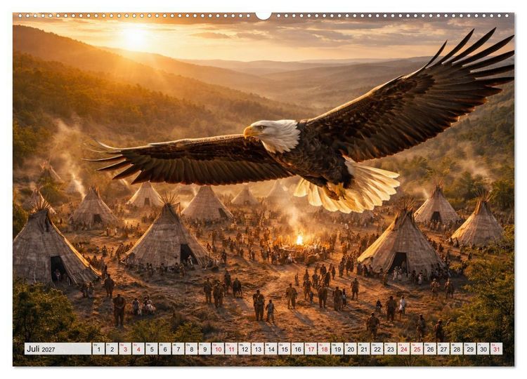 Produktbild: Ein spiritueller Weg. Im Rhythmus der Natur (Wandkalender 2027 DIN A2 quer), CALVENDO Monatskalender