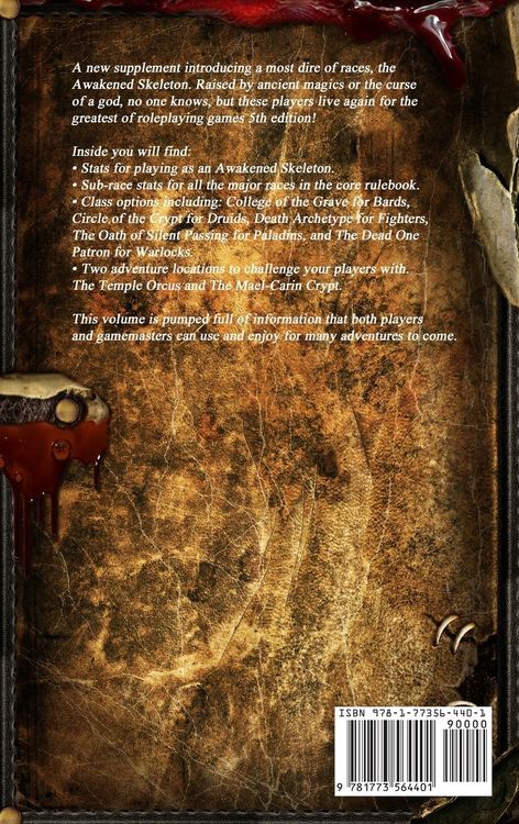Produktbild: Awakened Skeleton A Roleplaying Game Supplement