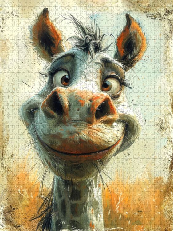 Produktbild: CALVENDO Puzzle Pferd | 1000 Teile Lege-Gr&ouml;&szlig;e 64x48cm Foto-Puzzle f&uuml;r gl&uuml;ckliche Stunden