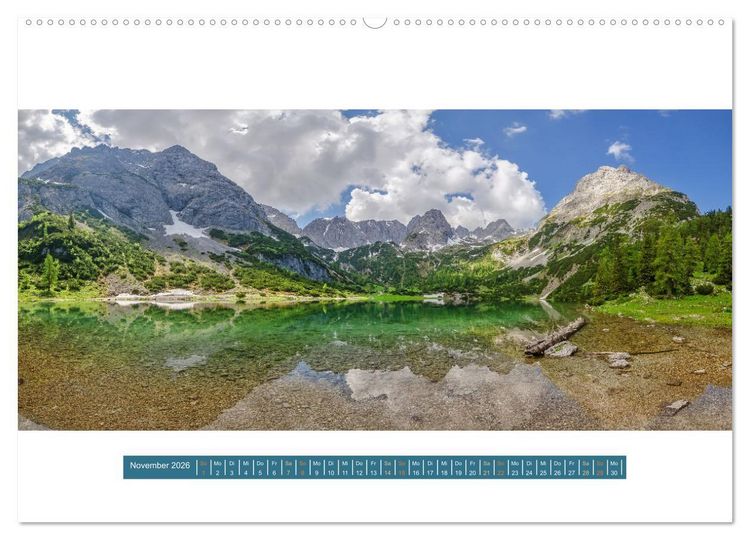 Produktbild: Fantastische Alpenlandschaften (hochwertiger Premium Wandkalender 2026 DIN A2 quer), Kunstdruck in Hochglanz