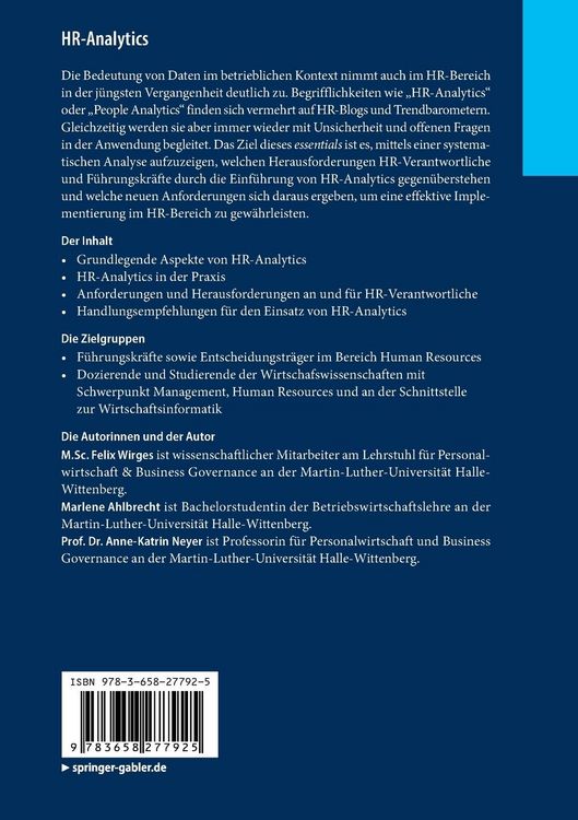 Produktbild: HR-Analytics