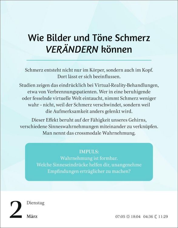 Produktbild: Der Psychologie-Kalender Tagesabrei&szlig;kalender 2027 - Endlich wissen, wie wir ticken