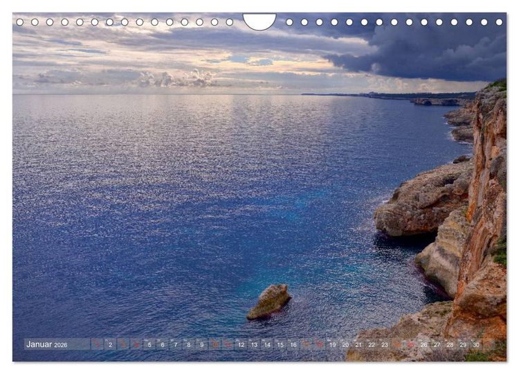 Produktbild: Mallorca Zauberhaftes Licht (Wandkalender 2026 DIN A4 quer), CALVENDO Monatskalender