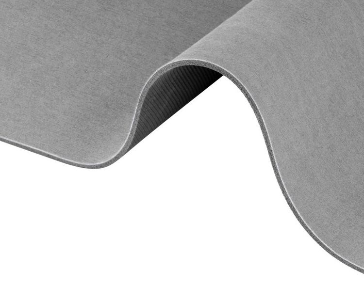 Produktbild: Schnelltrocknende Badematte Grau, aus 100 % Polyester