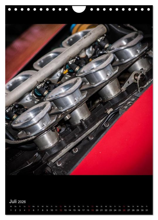 Produktbild: Klassische Rennmotoren (Wandkalender 2026 DIN A4 hoch), CALVENDO Monatskalender