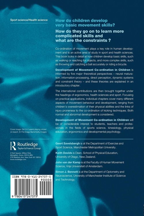 Produktbild: Development of Movement Coordination in Children