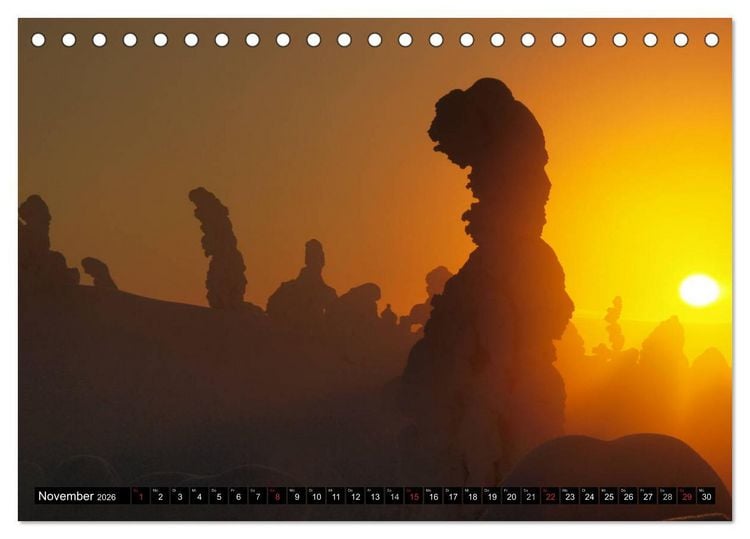 Produktbild: Wundersch&ouml;nes Finnisch - Lappland (Tischkalender 2026 DIN A5 quer), CALVENDO Monatskalender