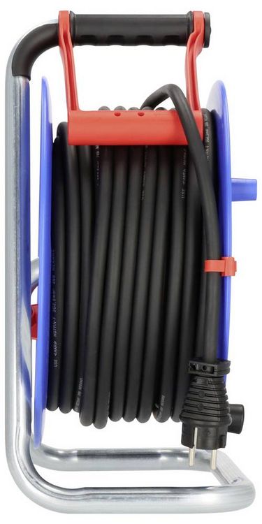 Produktbild: Kunststoff-Kabeltrommel H07RN-F 3G2,5 1233120 Farbe blau/ schwarz Ausf&uuml;hrung Kabeltrommel Kunststoff Zuleitung H07RN-F 3