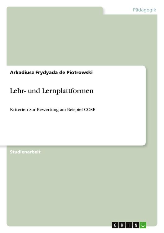 Produktbild: Lehr- und Lernplattformen