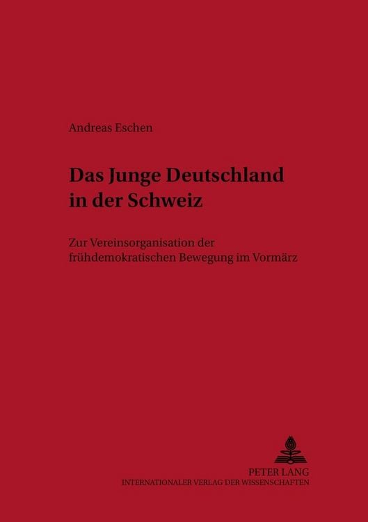 Produktbild: Das Junge Deutschland in der Schweiz