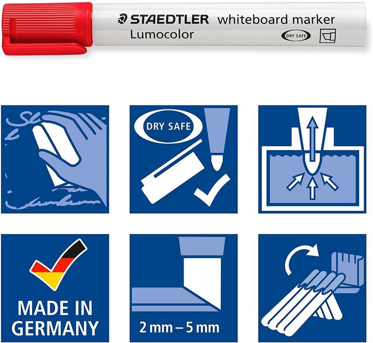 Produktbild: STAEDTLER Whiteboardmarker Lumocolor 4er Set