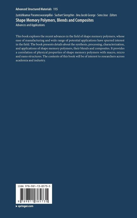 Produktbild: Shape Memory Polymers, Blends and Composites