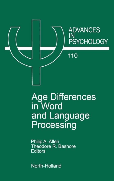 Produktbild: Age Differences in Word and Language Processing