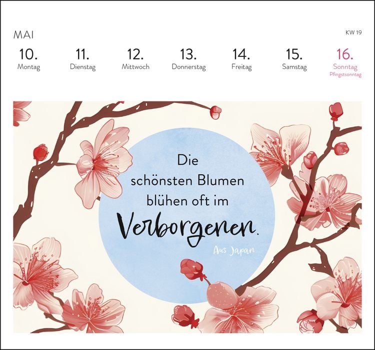 Produktbild: Postkartenkalender 2027: Harmonie und Lebensgl&uuml;ck