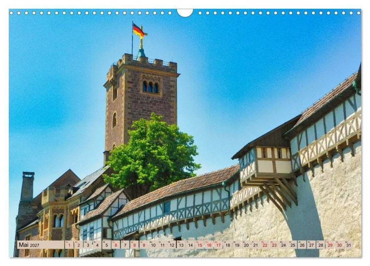 Produktbild: Hier war Martin Luther (Wandkalender 2027 DIN A3 quer), CALVENDO Monatskalender