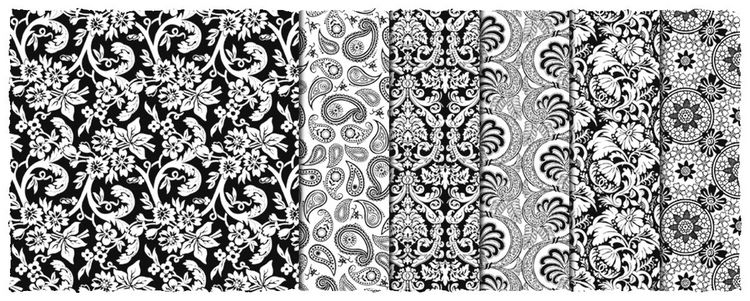 Produktbild: URSUS Falten Origami Papier Black & White, 15 x 15 cm, 120 Blatt