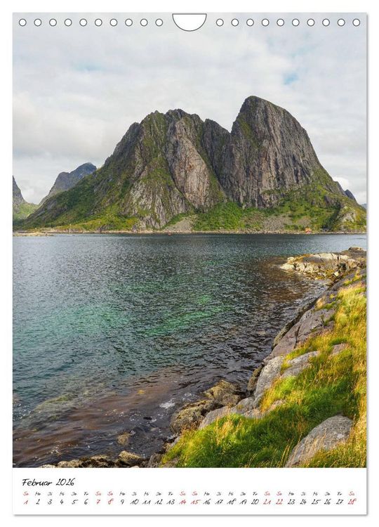 Produktbild: Norwegen - Das Land der Berge, Fjorde und Wasserf&auml;lle (Wandkalender 2026 DIN A4 hoch), CALVENDO Monatskalender