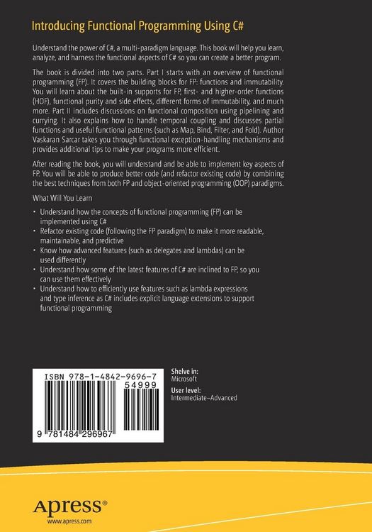 Produktbild: Introducing Functional Programming Using C#