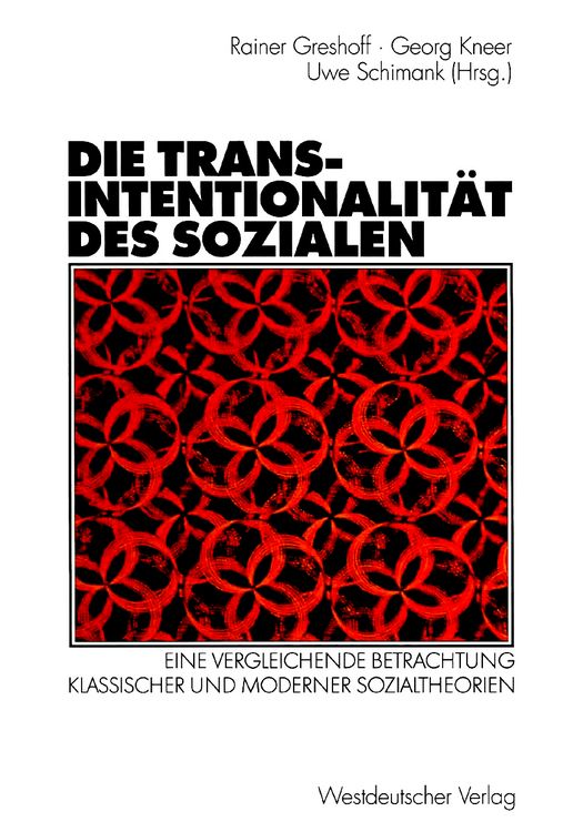 Produktbild: Die Transintentionalit&auml;t des Sozialen