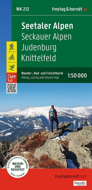 Produktbild: Freytag & berndt Wanderkarte Seetaler Alpen - Seckauer Alpen - Judenburg - Knittelfeld 1:50.000
