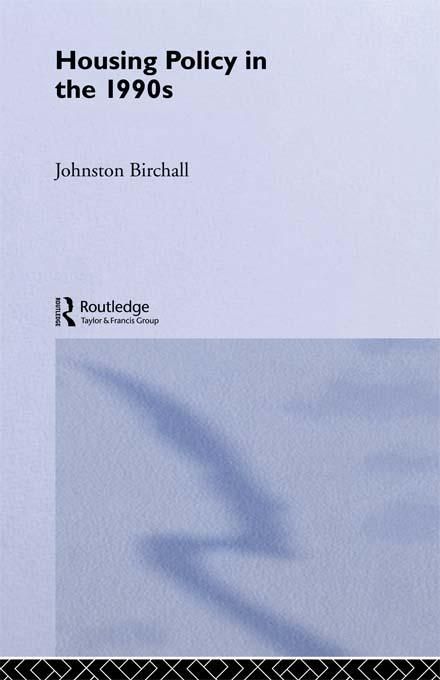 Produktbild: Housing Policy in the 1990s