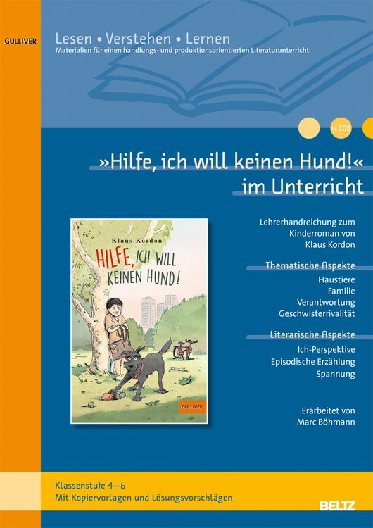 Produktbild: &raquo;Hilfe, ich will keinen Hund!&laquo; im Unterricht