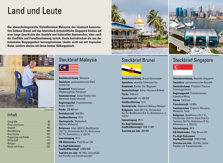 Produktbild: Stefan Loose Reisef&uuml;hrer Malaysia, Brunei und Singapore