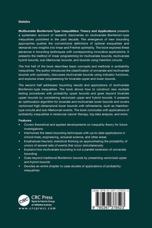 Produktbild: Multivariate Bonferroni-Type Inequalities