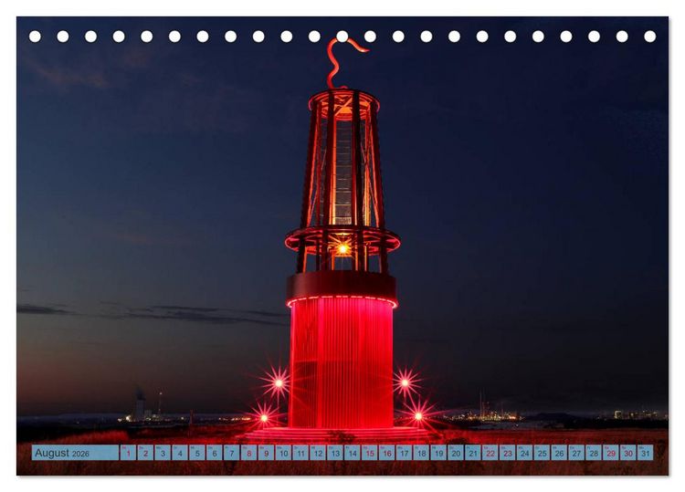 Produktbild: RUHRPOTT LICHTER (Tischkalender 2026 DIN A5 quer), CALVENDO Monatskalender
