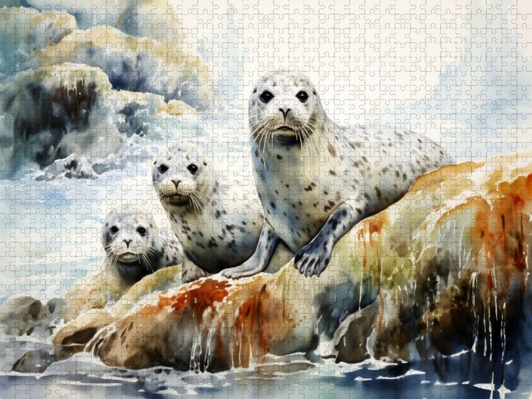 Produktbild: CALVENDO Puzzle Ein Motiv aus dem Kalender "Neulich am Wasser" | 1000 Teile Lege-Gr&ouml;&szlig;e 64x48cm Foto-Puzzle f&uuml;r gl&uuml;ckliche Stunden